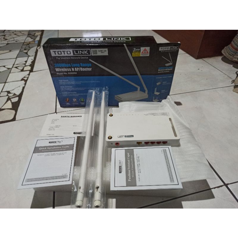 totolink N300RH bekas uji coba praktek