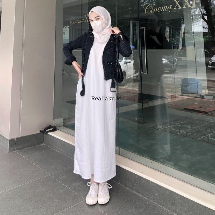 Muraaaahh.. Inner Dress Panjang Tanpa Lengan S M L XL // Singlet Sleeveless Inner Span Maxi Allsize 