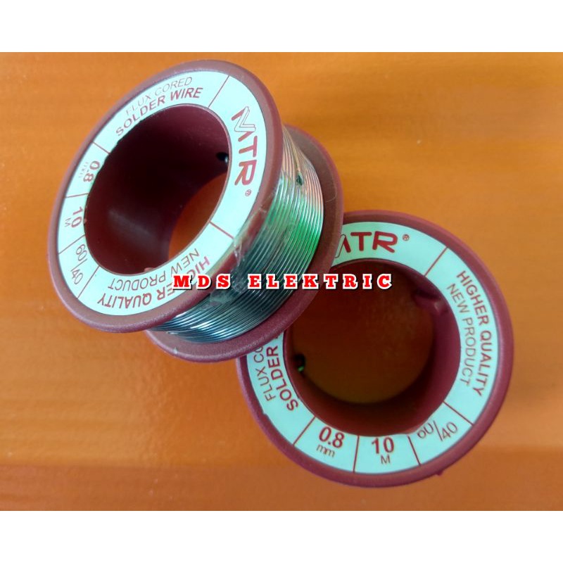 Timah solder 10 meter 0.8mm