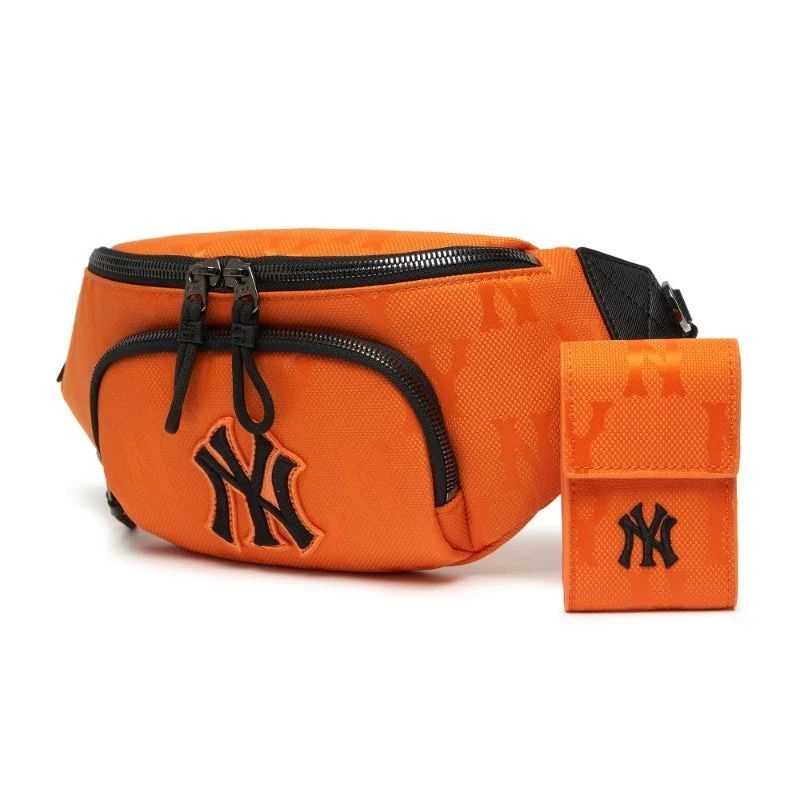 MLB Monogram Nylon Jacquard Hip Sack Bag UNISEX BAG