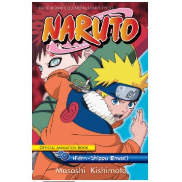 Komik Naruto Official Animation Book: Hiden - Shippu Emaki / Original Book