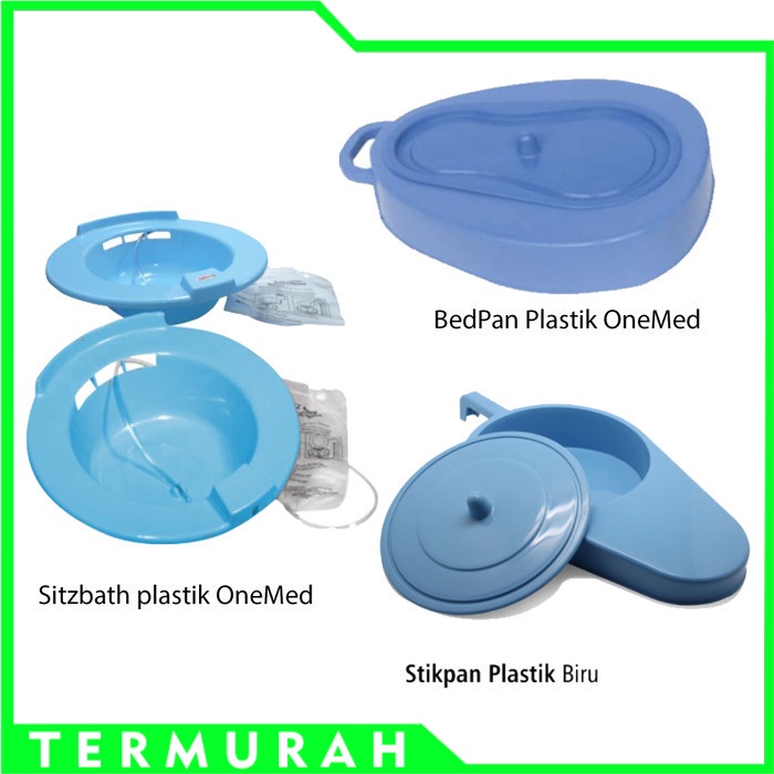 OneMed Tempat Buang Air Besar / Stikpan / BedPan / Sitzbath plastik