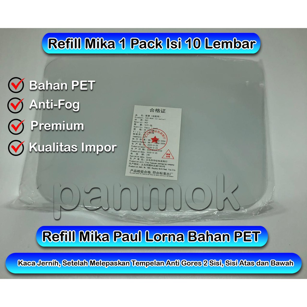 Refill Mika Paul Lorna - 1 Pack Isi 10 Lembar