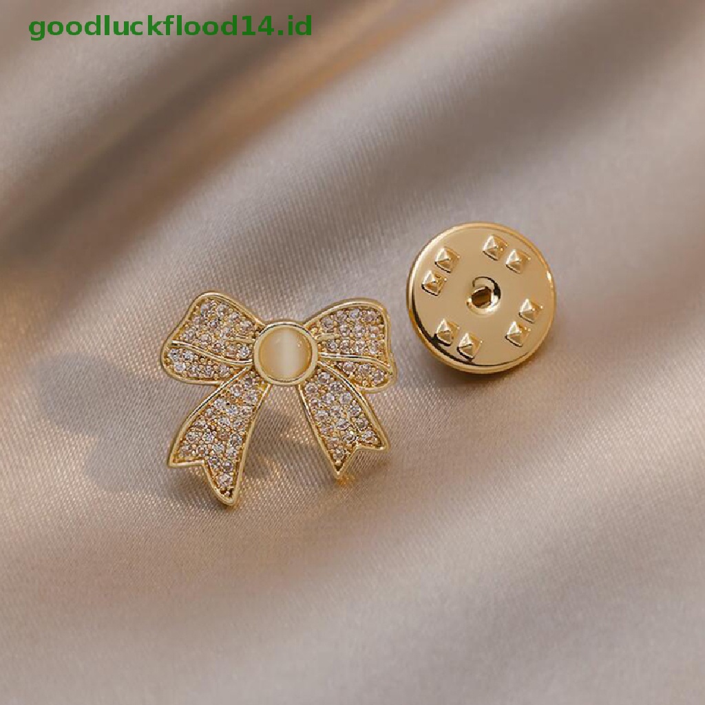 Bros Bentuk Bunga Matahari Ikatan Simpul Aksen Kristal Berlian Imitasi Untuk Aksesoris Pesta Pernikahan