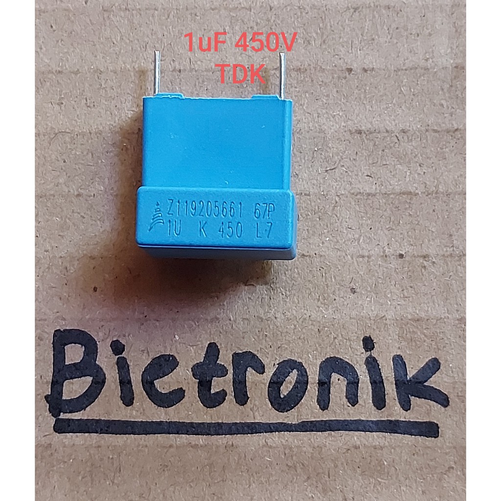 Kapasitor 1uF 10% 450V CBB Original TDK