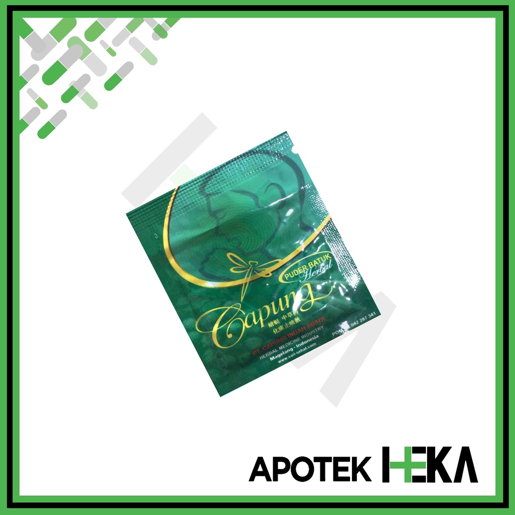 Puder Batuk Cap Capung 1 Sachet - Obat Batuk Herbal (SEMARANG)