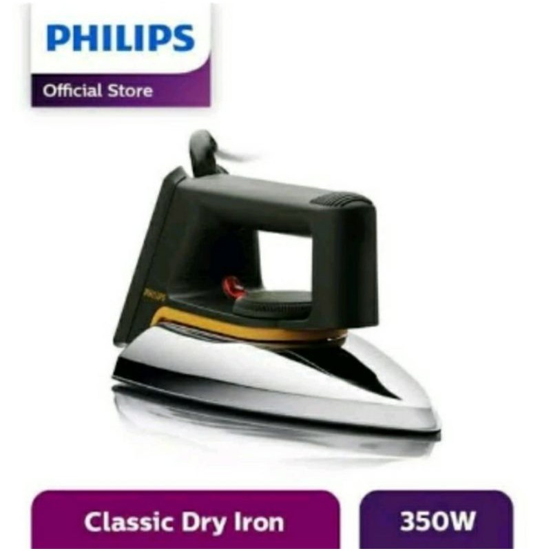 Setrika Philips Classic HD1172 Gosokan Philips HD 1172 Original Garansi Resmi 350watt