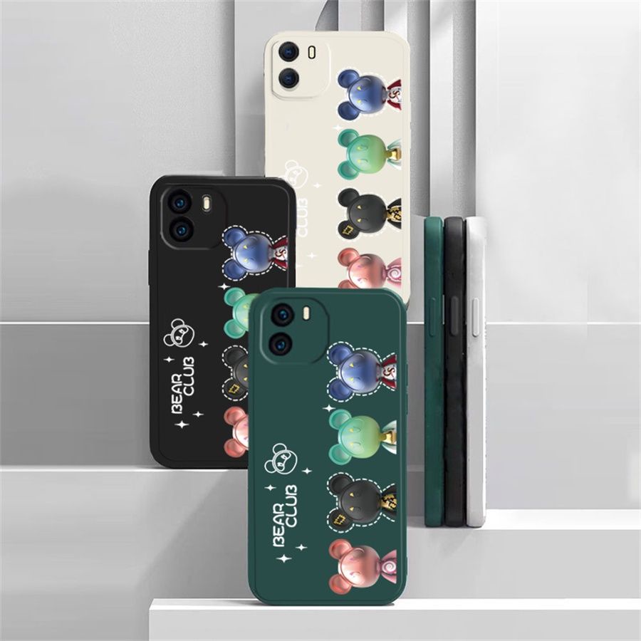 Casing Silikon Redmi Note 11S 11 Pro Redmi 10C 10A 9C 9T 9A Note 10 5G 10S Note 9 Note8 Note7 Poco M3 Pro X3 Pro NFC Motif Beruang