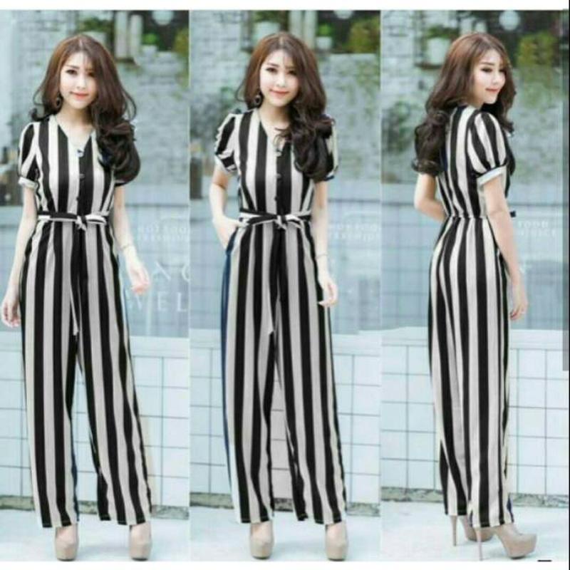Jumpsuit Wanita / One Set Jumpsuit / Jumsuit Hijab / Long Jumpsuit Pol 1096 Jp Wolsal  - 27