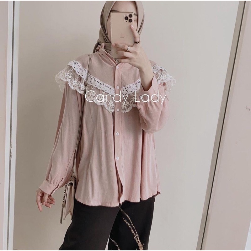 (RPA) BLOUSE GERINA RENDA REMPEL WOLFIS PREMIUM