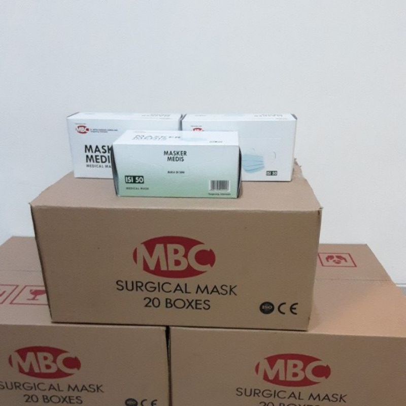 Masker Medis MBC 1 dus 20 kotak