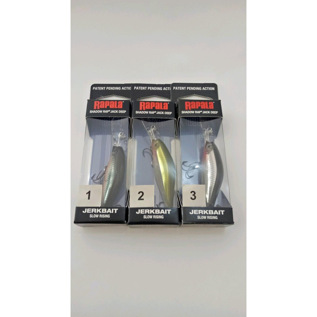 rapala SDRJD05 shadow rap jack deep umpan minnow lure jerkbait
