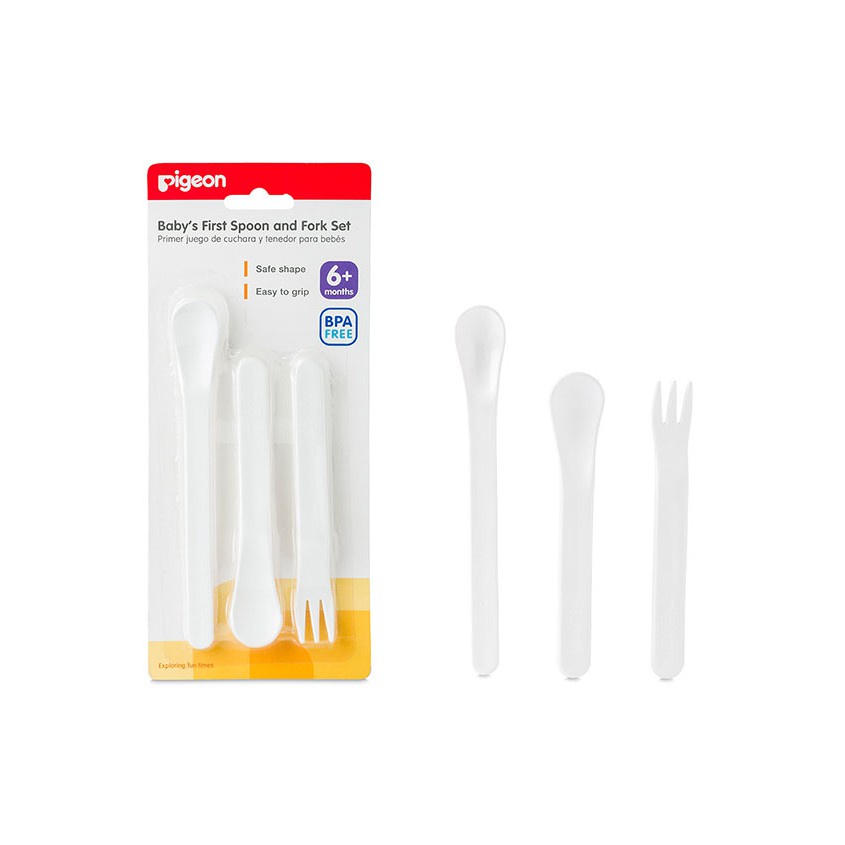 PIGEON SPOON &amp; FORK SET / PIGEON