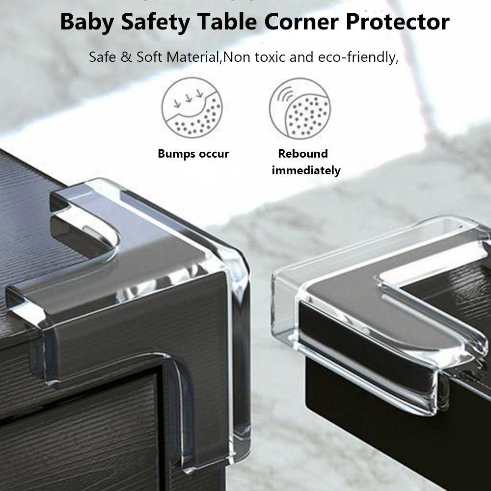 Wonder 4Pcs Pengaman Sudut Meja Anak Silicon Safety Table Corner Protector