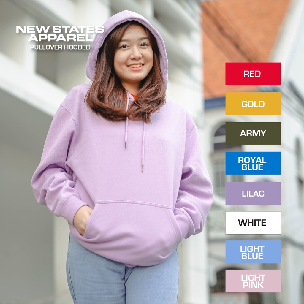 Jaket Polos Hoodie New States Apparel 9500 Bahan Premium Dan Berkualitas ( Part 2)