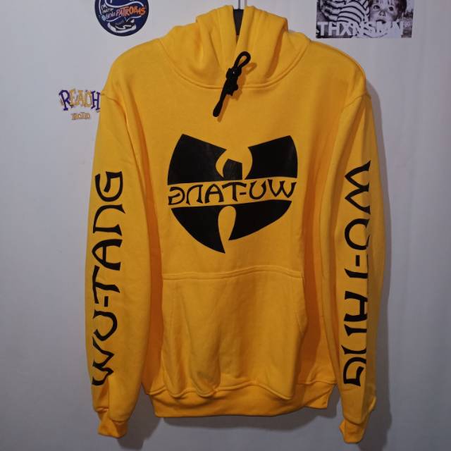 H&M HOODIE WUTANG MUSTARD