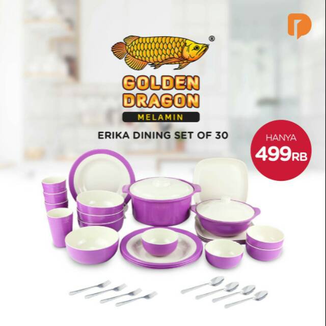 Golden Dragon Melamin