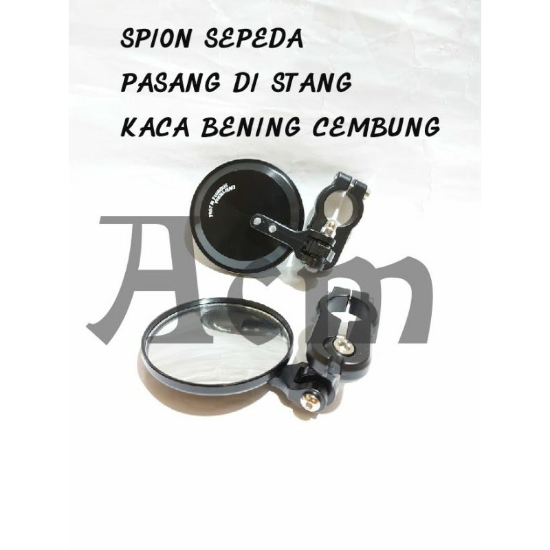 SPION BAR END BULAT JEPIT STANG UNIVERSAL MOTOR SEPEDA DLL