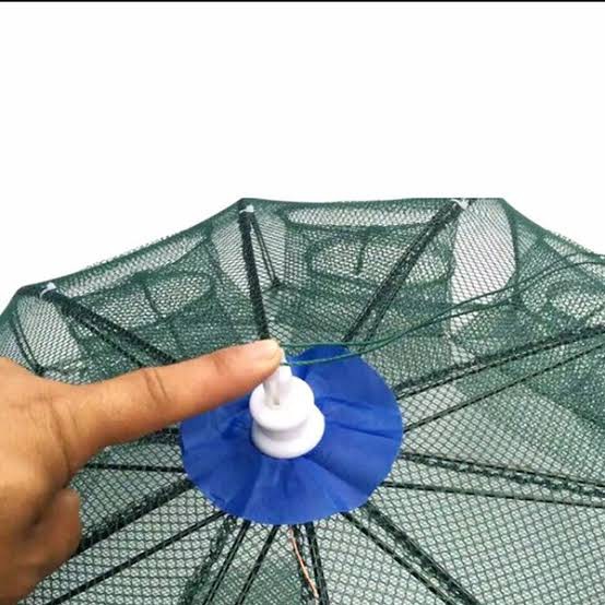 Payung Jaring Hexagonal Fishing Net Trap / Perangkap Ikan Lipat Automatic 8 Cage Hole Folding