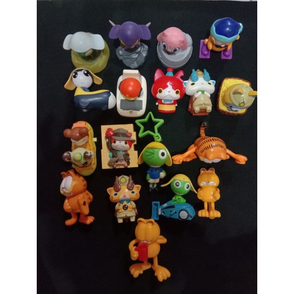 Updete 14-03-2023 MCD McDonald Happy Meal GARFIEL KERORO HAMTARO YOKAI WATCH