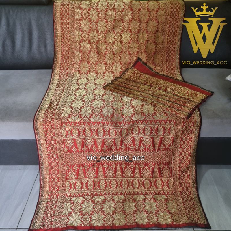 songket palembang Tenun asli