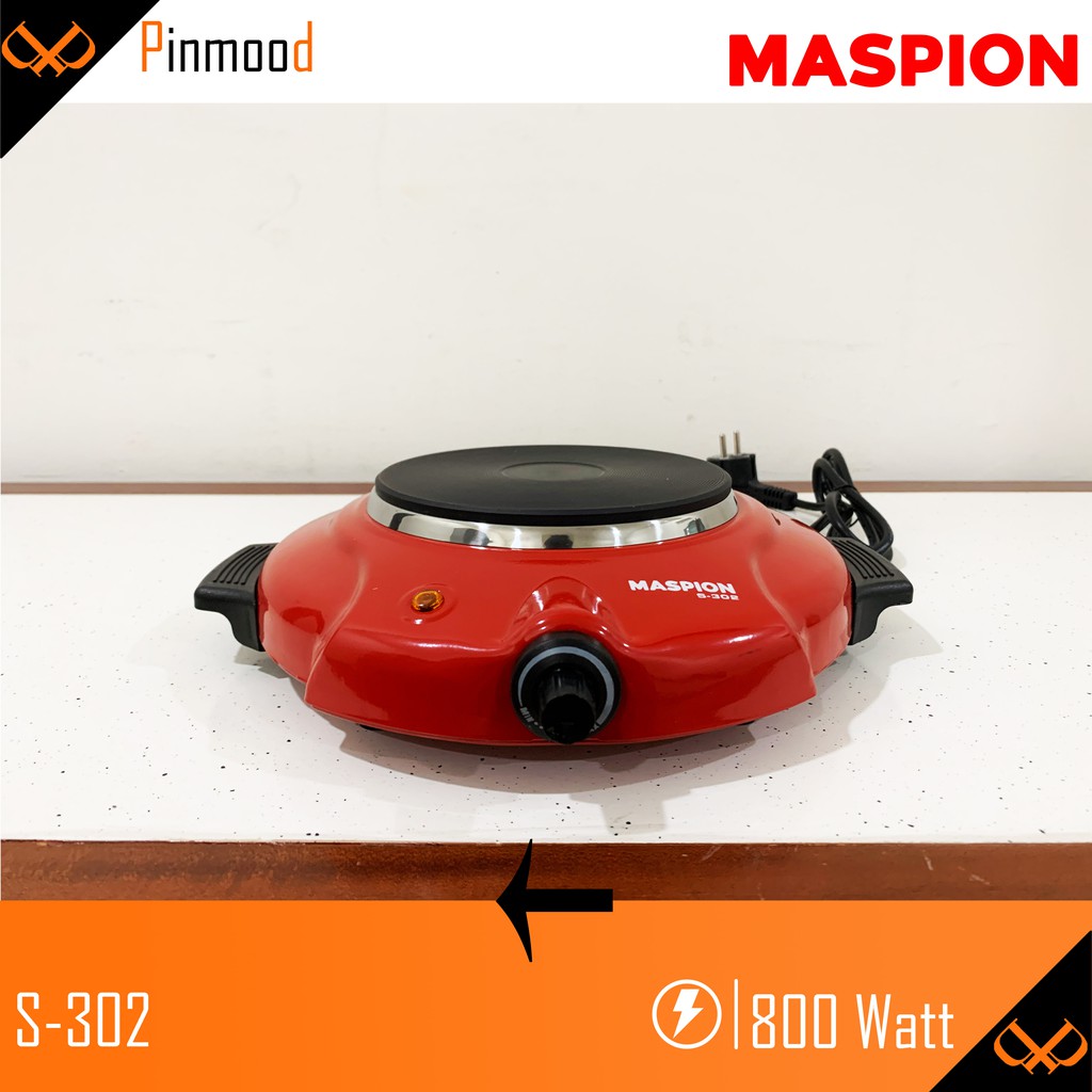 MASPION KOMPOR LISTRIK S-302 1 TUNGKU MURAH