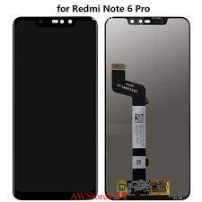 Layar Sentuh LCD TS Touchscreen Fullset XIAOMI REDMI NOTE 6 PRO - BLACK