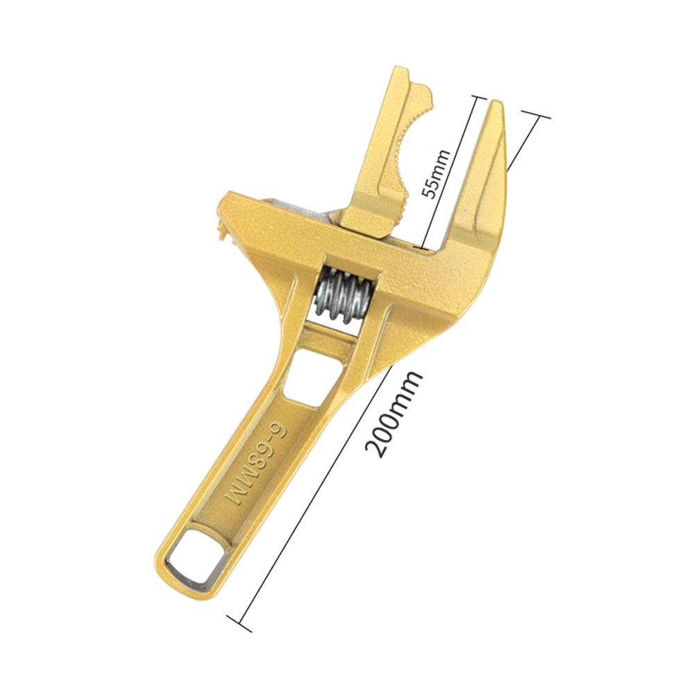 Solighter Adjustable Spanner Rumah Kamar Mandi Hand Tools Nut Key