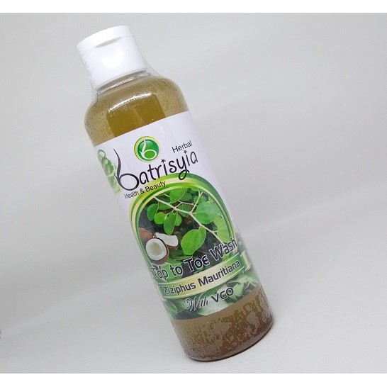 Sabun TTT Top to Toe Wash Bidara Batrisyia Herbal 250 ml