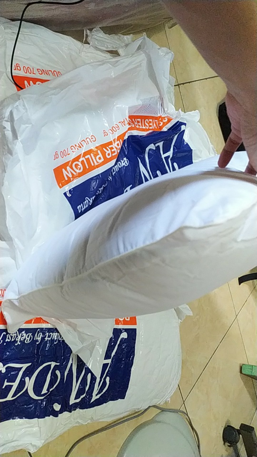 Promo Ongkir 2kg Paket 2 Bantal 1 Guling Andes Full Silikon