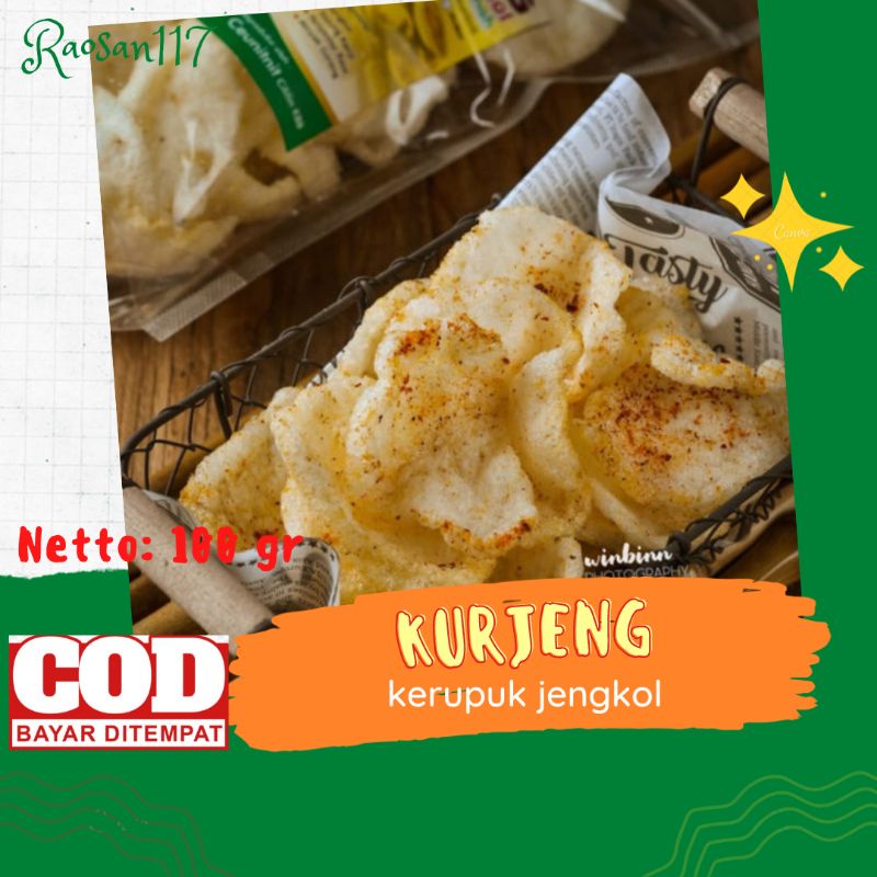 

kerupuk jengkol pedas