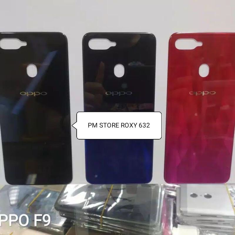 BACKDOOR BACKCASING TUTUP BELAKANG OPPO F9 ORI