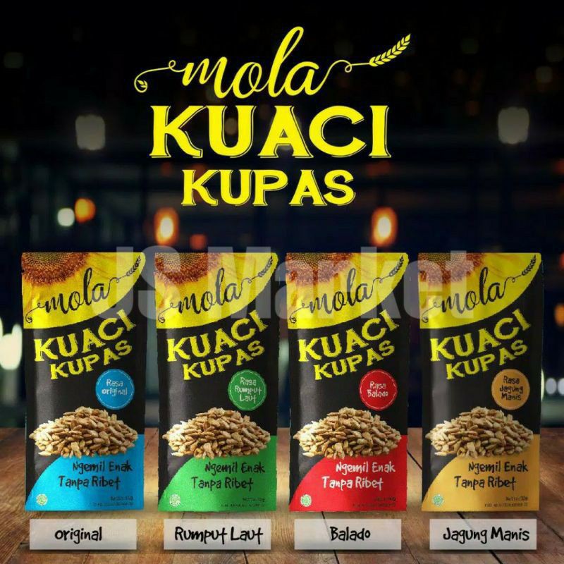 

Kuaci kupas mola 50 gr