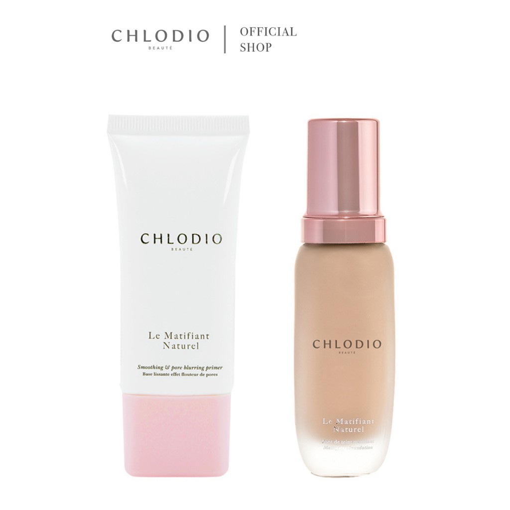 

CHLODIO Le Matifiant Naturel Smoothing & Pore Blurring Primer and Mattifying Foundation - 01 Ivory