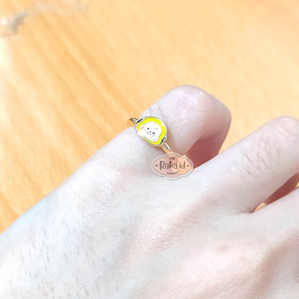 Cincin Anak Motif Kepala Chimmy BT21 Perhiasan Cantik Anak 1029