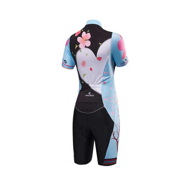 MALCIKLO WOMEN TRISUIT BLOSSOM WANITA TRIATHLON RENANG LARI