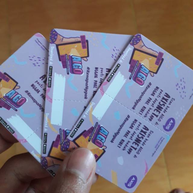 Voucher paket internet axis 3GB 15 hari dan 1GB 5 hari