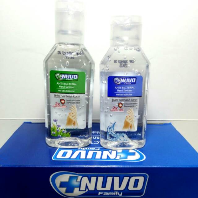 Hand Sanitizer 50ml Nuvo Antiseptik Bakteri Virus Kuman Gel