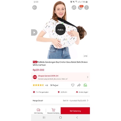 Geos bolak balik malilkids size M (preloved)