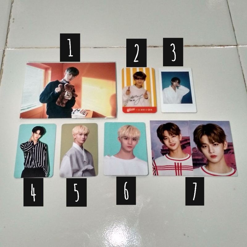 [READY, BACA DESC] WANNA ONE BAE JINYOUNG PHOTOCARD POSTCARD