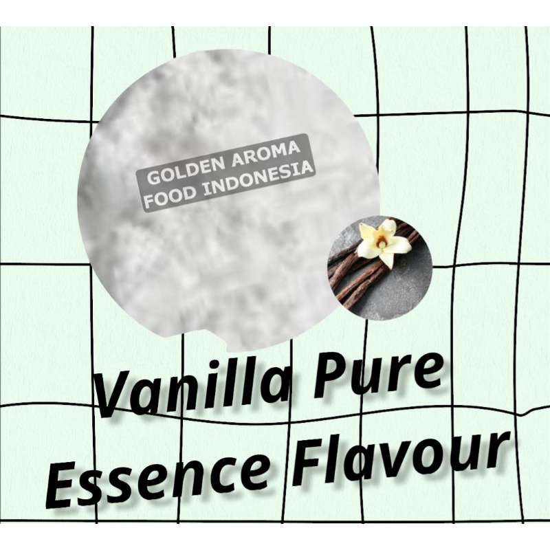 

Bubuk Vanilla Pure Essen Flavor Ekstrak Vanila Murni No Sugar