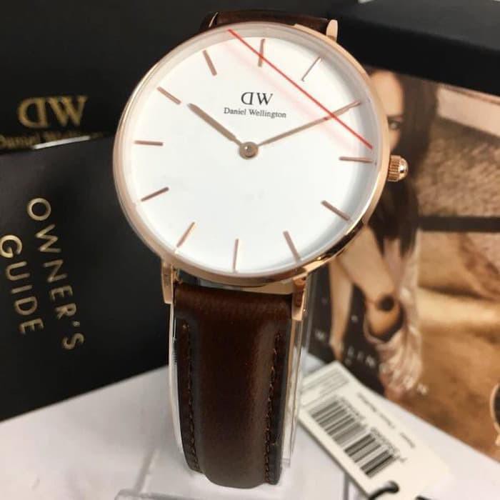 Jam Dw Danie Wellington Classic Petite Bristol Rosegold White Ori Murah Original