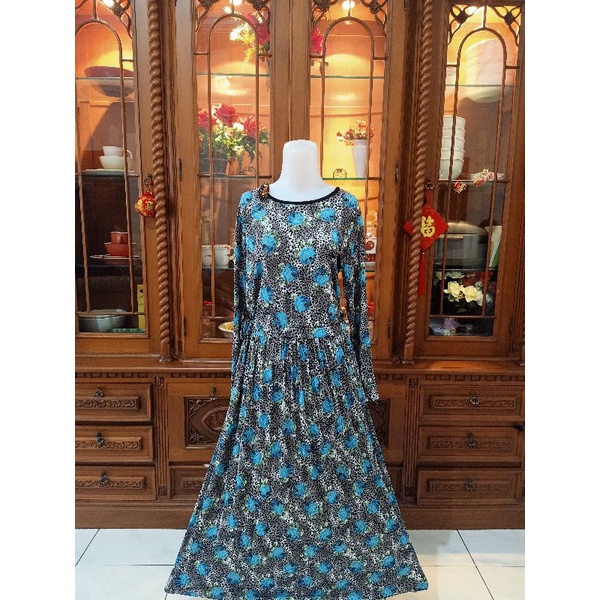 GAMIS BUNGA BAHAN PRADA KOREA