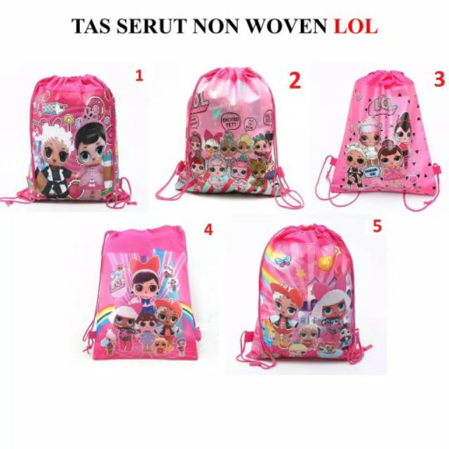 Tas ransel anak karakter non woven