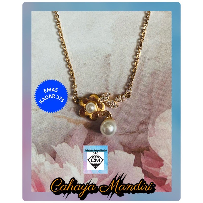 kalung emas kadar 375 (8K) berat +/- 2,78 gram