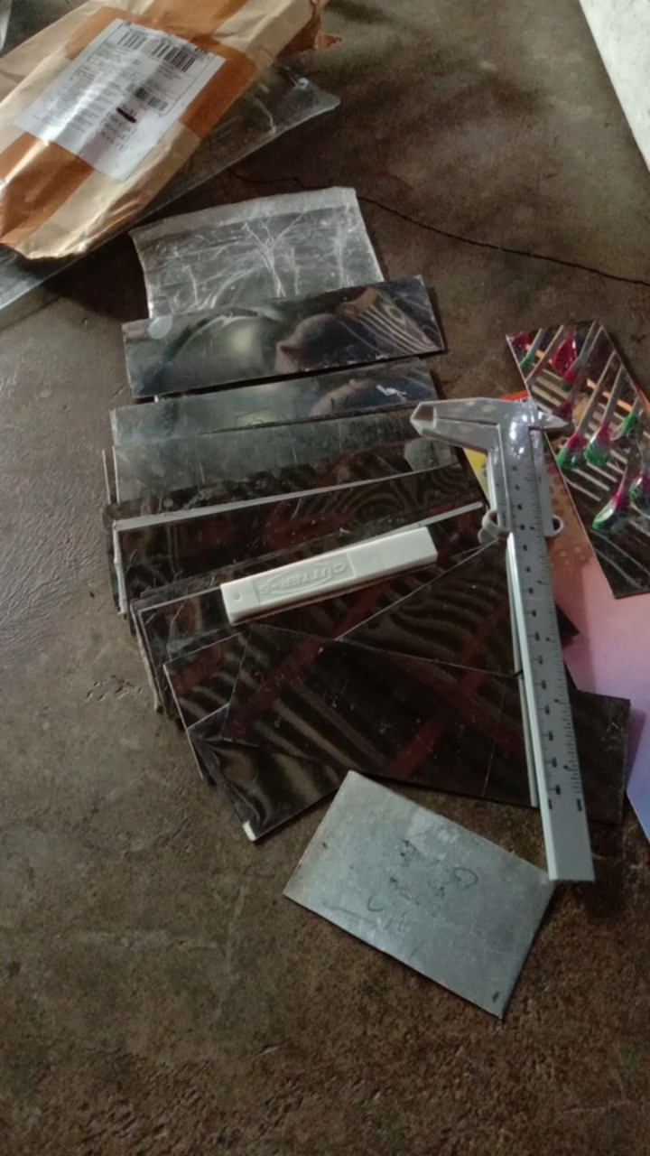 Plat Stainless 0.5mm Potongan /100cm Lembaran Custom Steel Sheet Ss 05