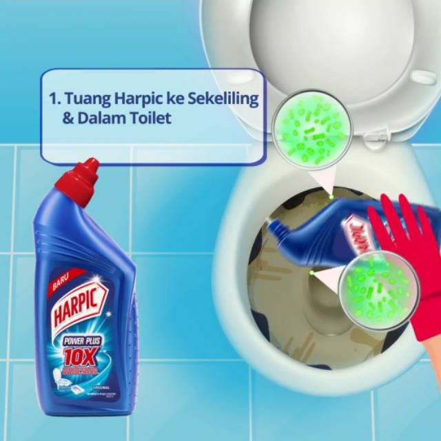 Jual Pembersih Toilet Harpic Ml Harpic Power Plus Shopee Indonesia