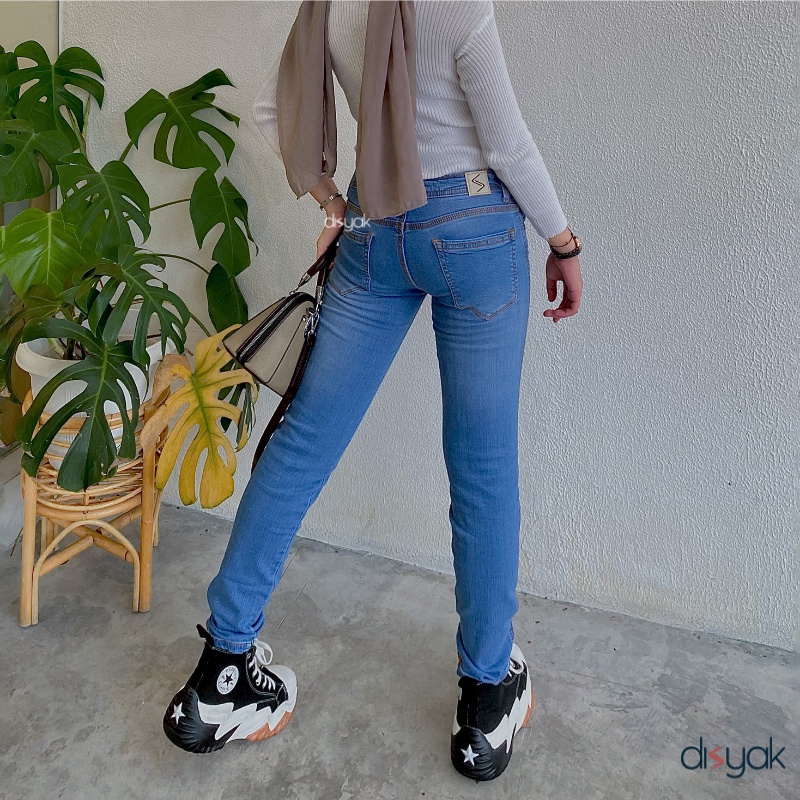 DISYAK - SKINNY Blue Jeans Spray Premium Soft Jeans Strecth 6006-8006