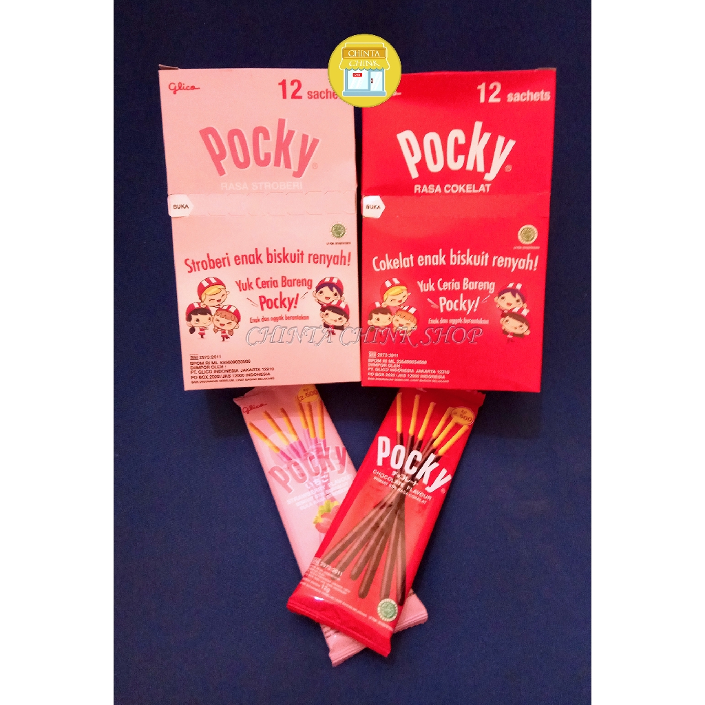 

Pocky Stick Biskuit Glico Box Besar isi 12 sachet x 12g