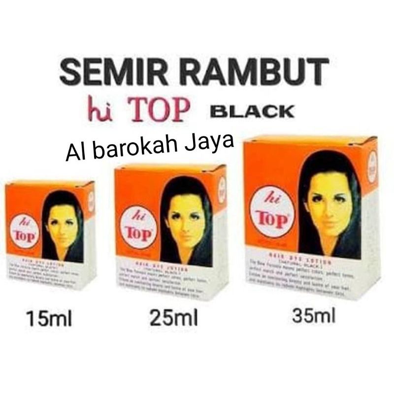 Hitop Hi Top Semir Rambut - Shampoo Pewarna / Cat Rambut Hair Dye 15ml, 25ml, 35ml